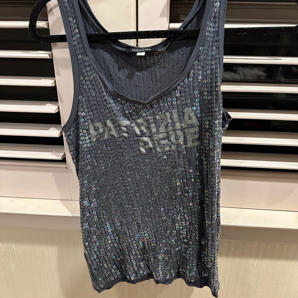 Patrizia Pepe sequin top